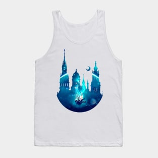 Astronaut Castle Tank Top